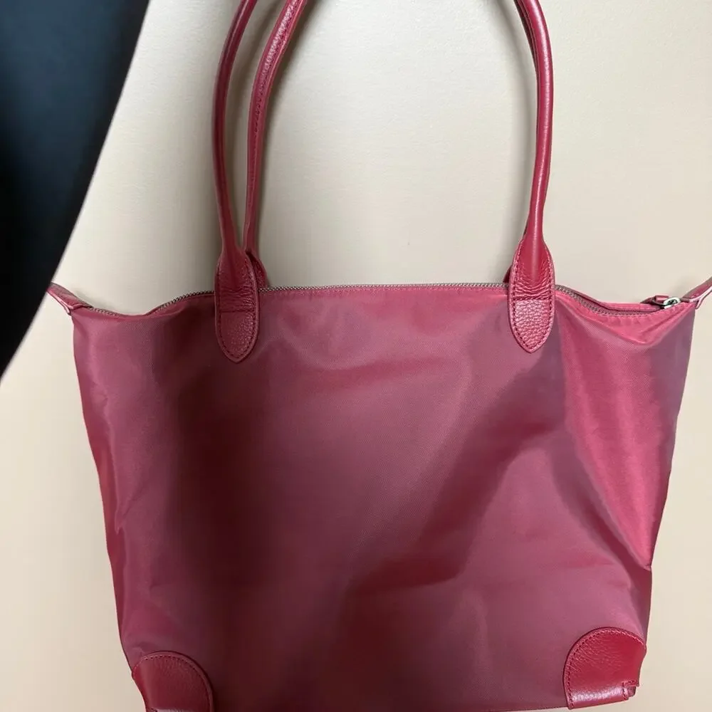 Doris&Jacky Women’s tote bag Wine Red NWOT